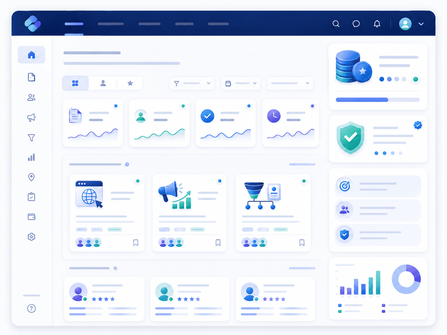 GrowthBrief marketplace preview with verified briefs and specialist slots